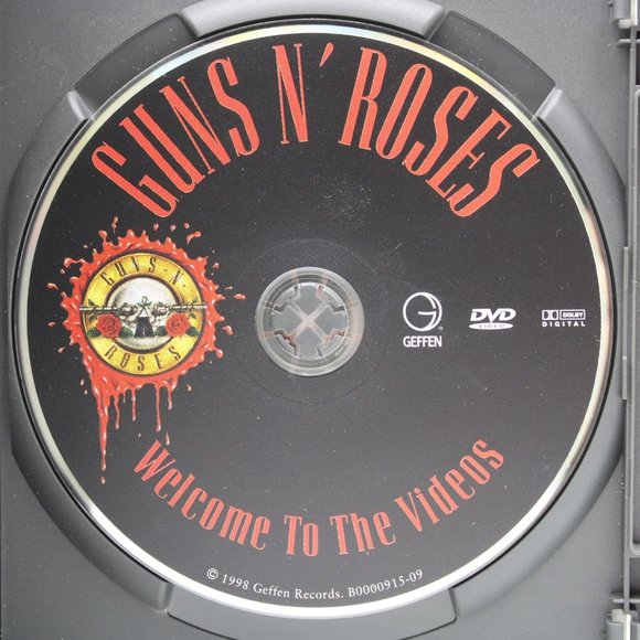 Guns N' Roses Welcome to the Videos 1998 DVD Geffen Records - Picture 4 of 4